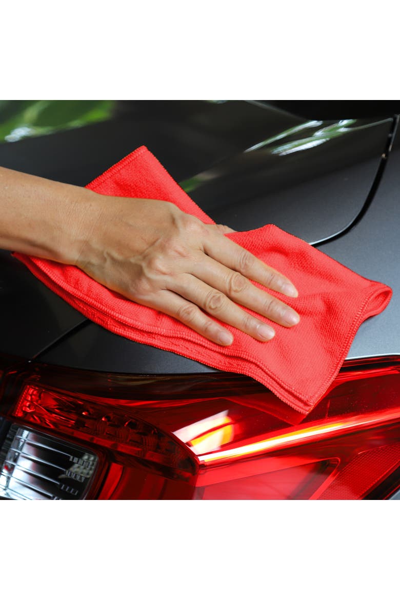 Microfiber Towel 50 Count, Alternate, color, Red