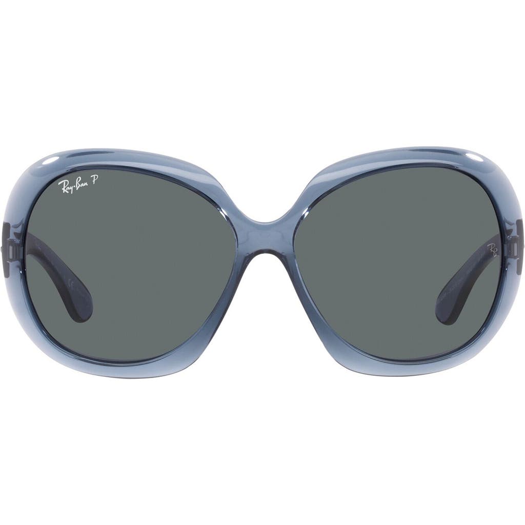 Ray Ban Jackie Ohh Ii Transparent Grey Butterfly Ladies Sunglasses Rb4098 659281 60 In Blue