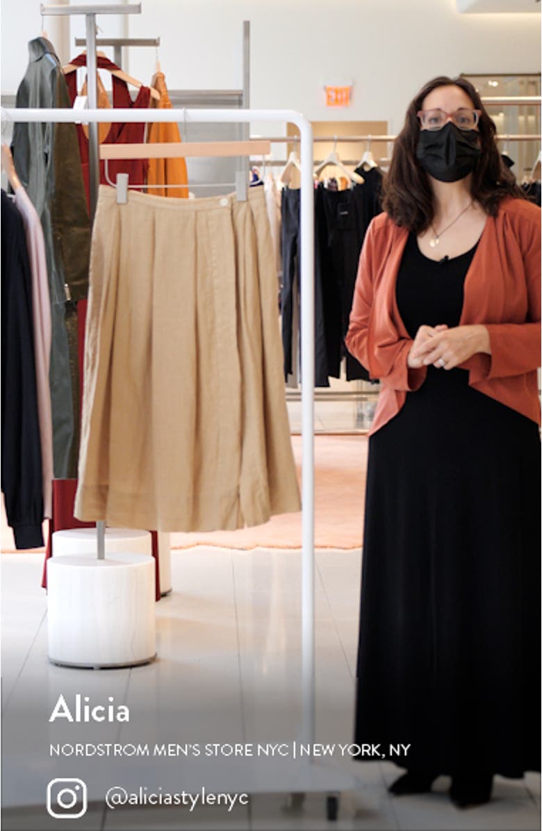 Kelsey Linen Skirt, sales video thumbnail
