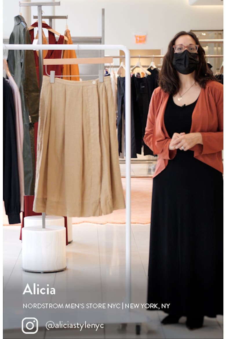 Kelsey Linen Skirt video
