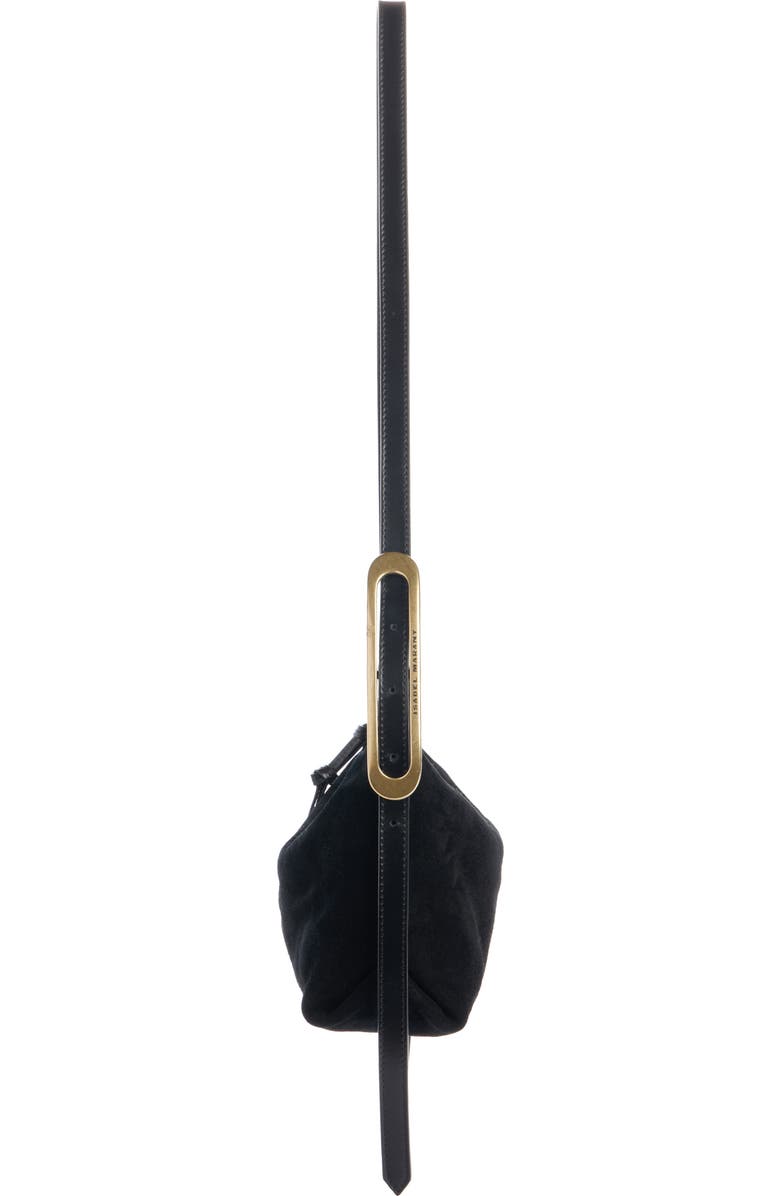 Isabel Marant Mini Leyden Suede Hobo Bag, Alternate, color,