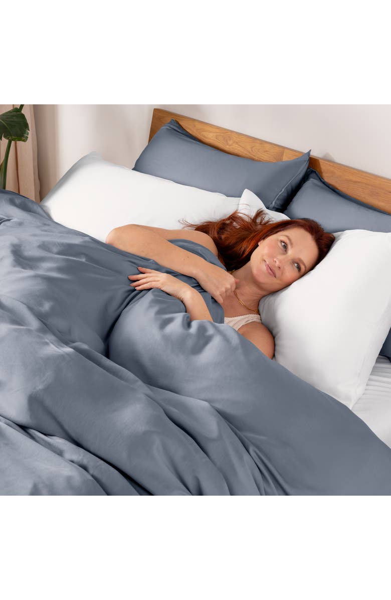 Bare Home TENCEL Lyocell Duvet Cover Set, Alternate, color, Forged Iron Grey