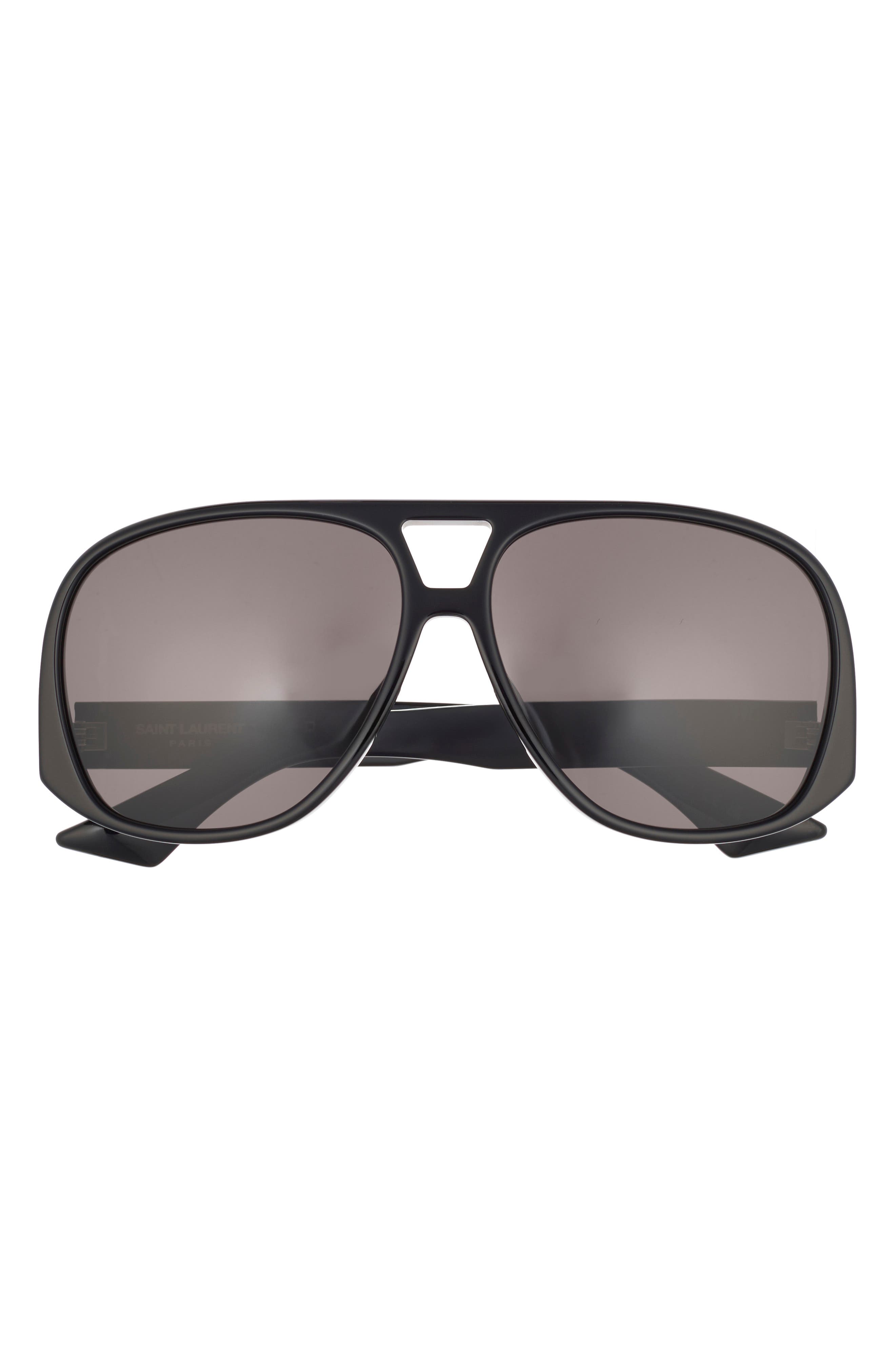 Saint Laurent 61mm Aviator Sunglasses