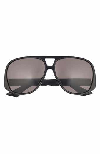 Saint Laurent 61mm Aviator Sunglasses