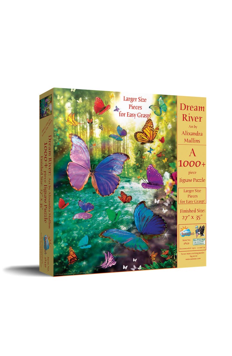 Sunsout Dream River 1000 piece Jigsaw Puzzle for Adults Large Pieces, Main, color, Multicolor