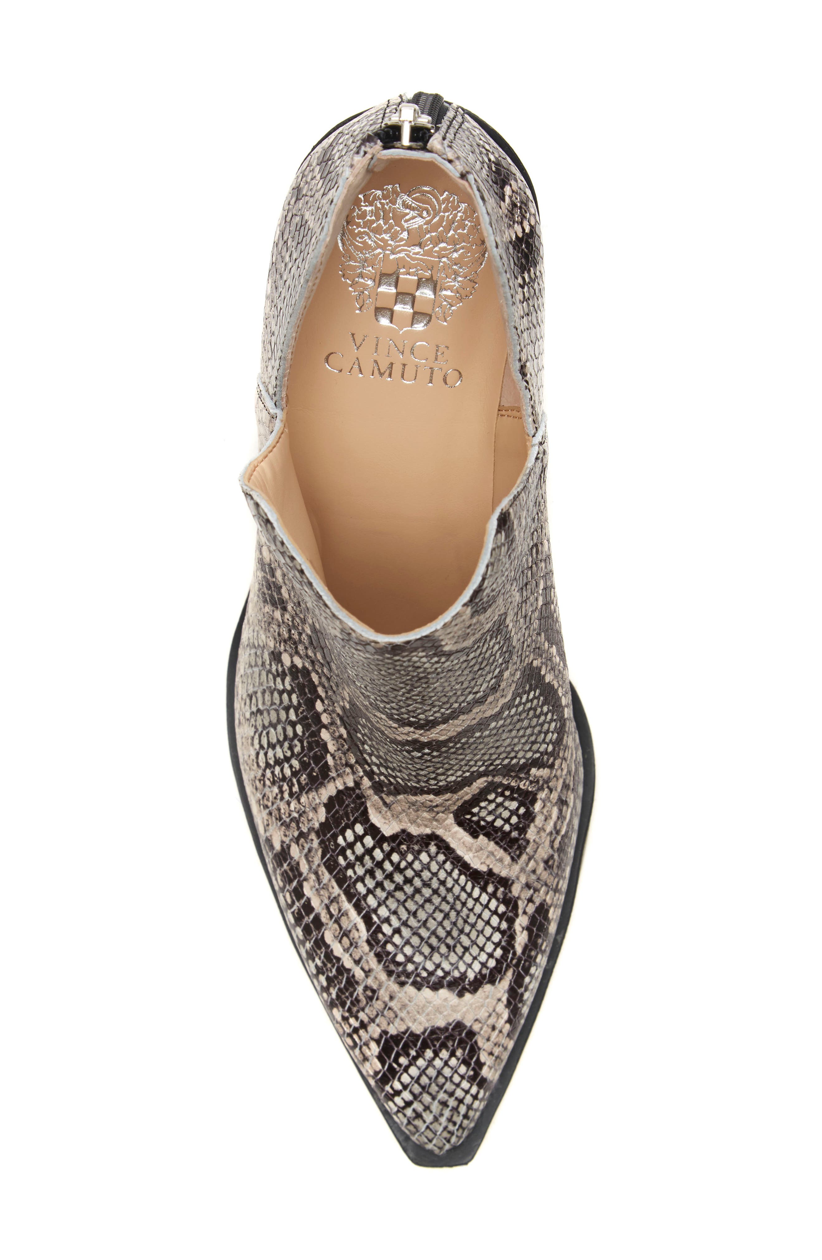 Gigietta Bootie, Alternate, color, ASH MULTI EMBOSSED LEATHER
