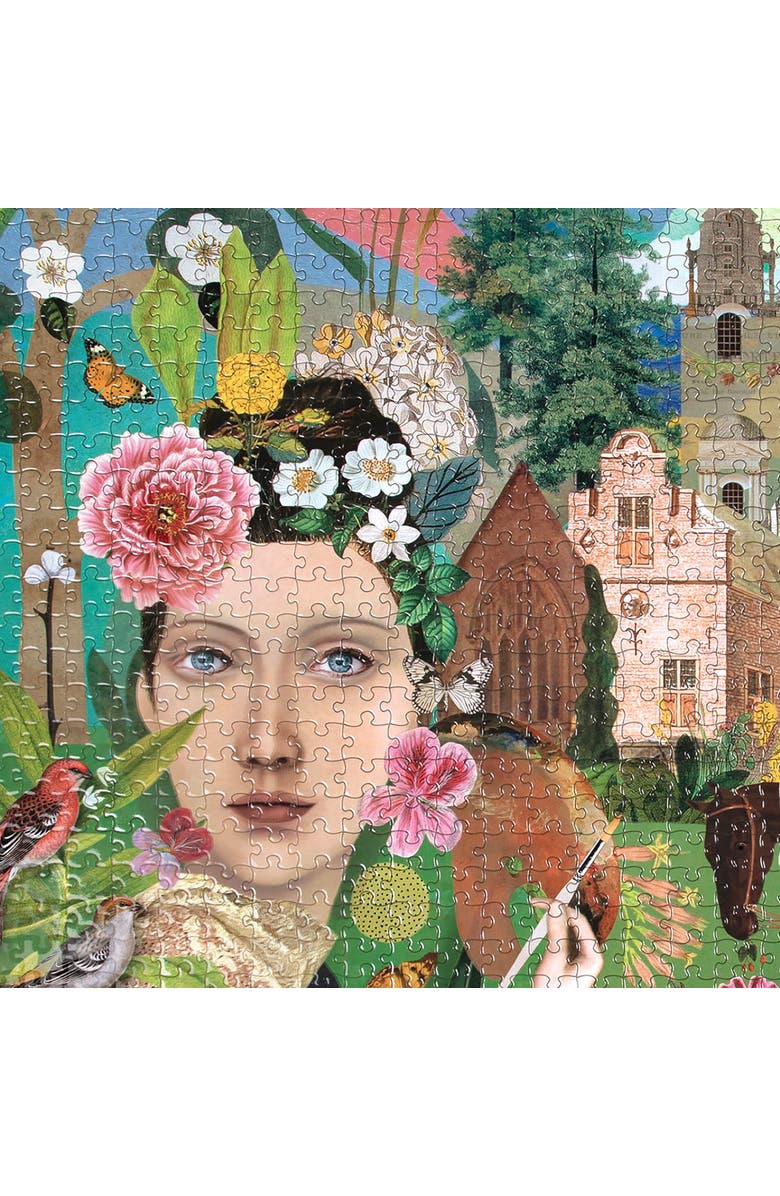 ZZDNU eeBoo Piece & Love eeBoo Piece & Love Artist & Daughter Puzzle, 1000 Pieces, Alternate, color, 