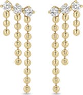 Zoë Chicco Diamond Beaded Waterfall Drop Earrings