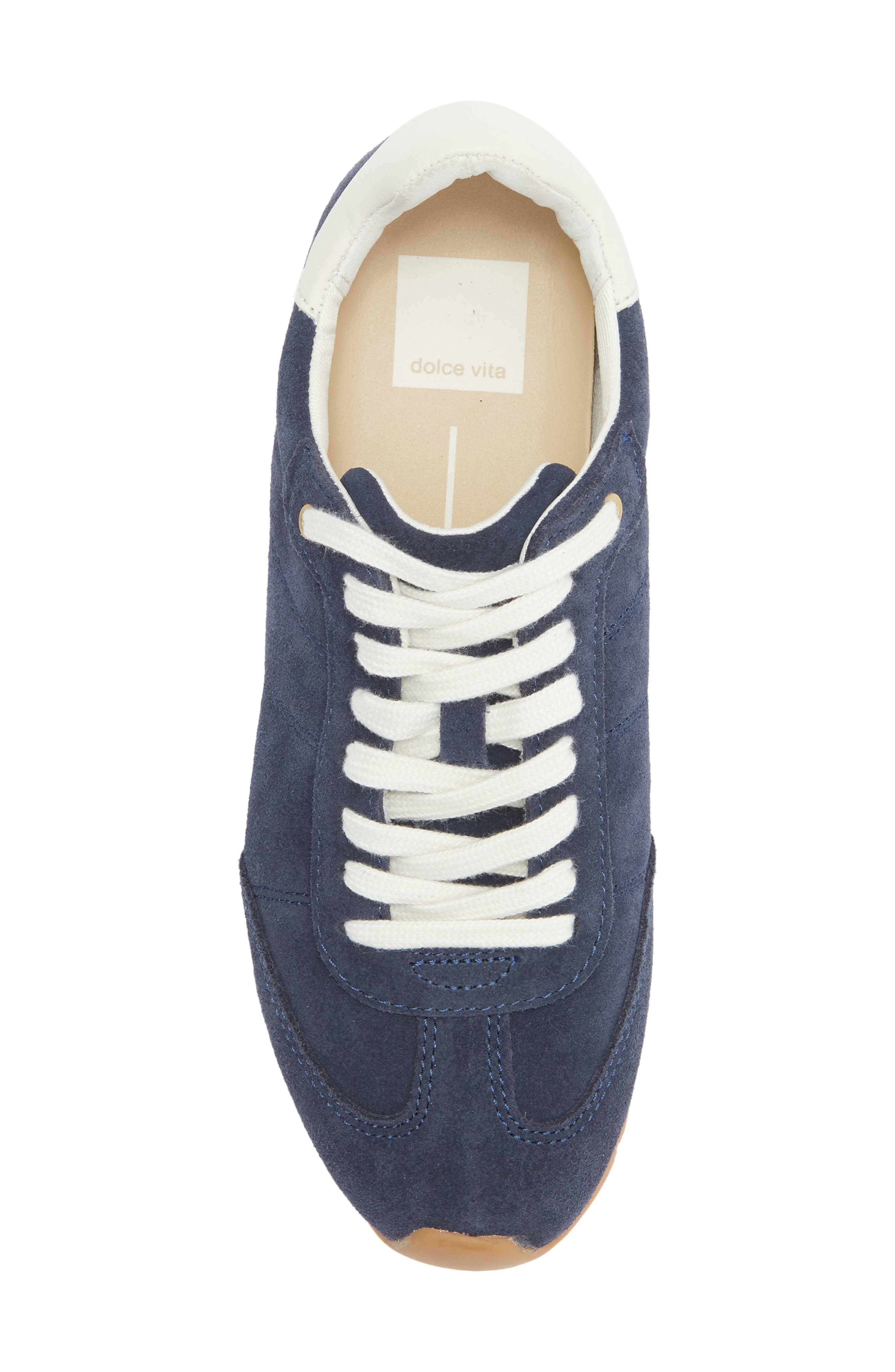 Dolce Vita Diane Sneaker, Alternate, color, Navy Suede