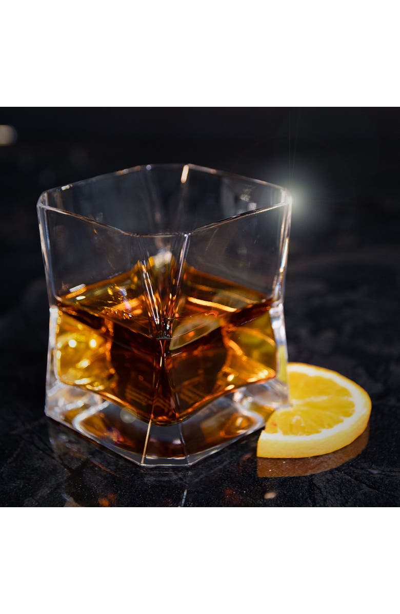 Arnolfo Di Cambio Double Old Fashion Glass Cibi Set Of 2, Alternate, color, Clear Crystal