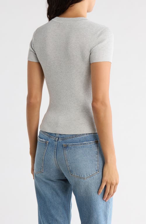 Leith Compact Sweater Tee In Gray