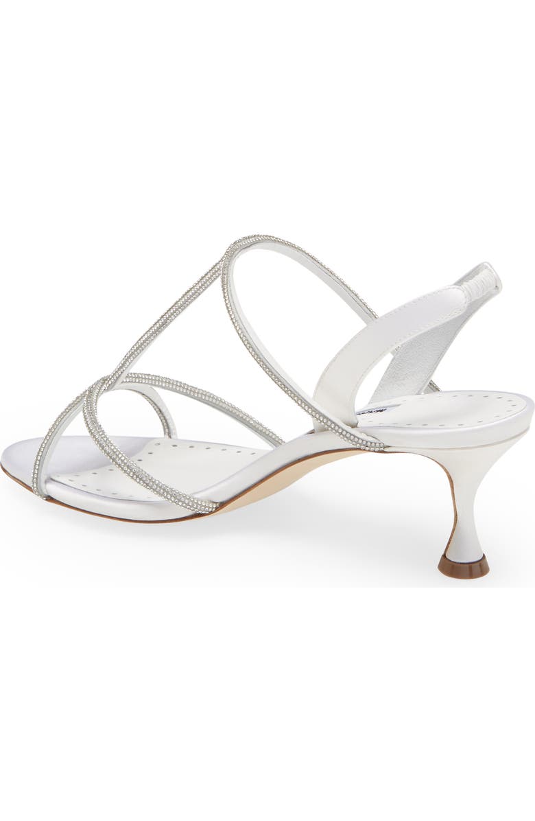 Manolo Blahnik Lucery Crystal Embellished Slingback Sandal, Alternate, color,