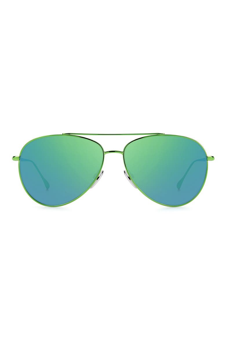 60mm Gradient Aviator Sunglasses, Main, color, 01ED-Z9
