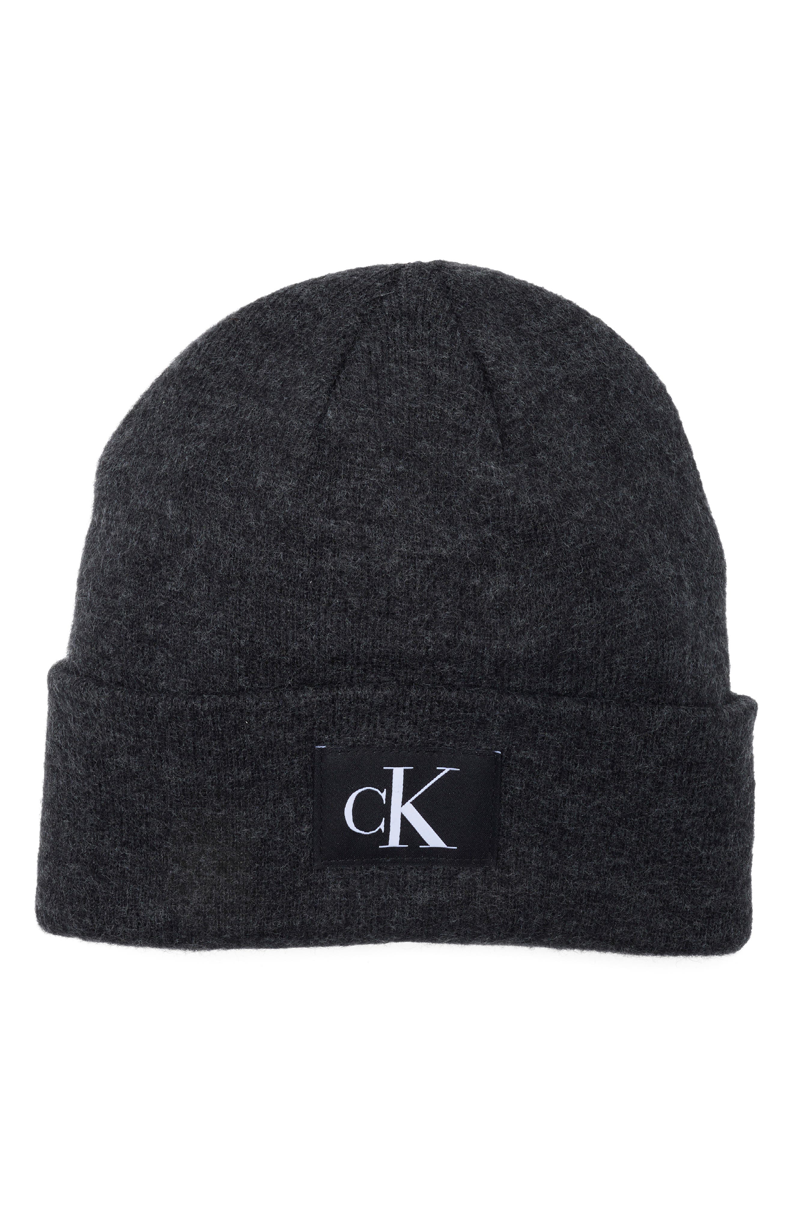 Calvin Klein cK Patch Cuff Beanie