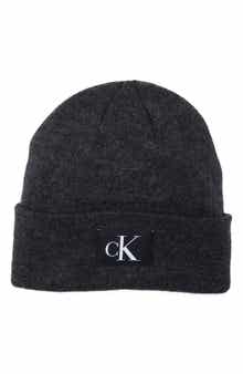 Calvin Klein cK Patch Cuff Beanie