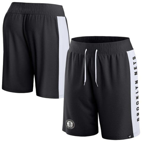 Men's Fanatics Branded Black Brooklyn Nets Referee Iconic Mesh Shorts