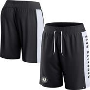 FANATICS Men's Fanatics Branded Black Brooklyn Nets Referee Iconic Mesh Shorts
