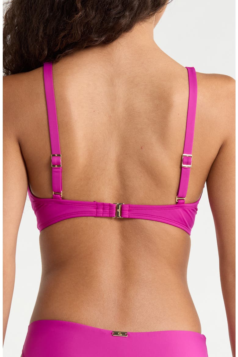Ruffle Underwire Bikini Top, Alternate, color, PLUMERIA