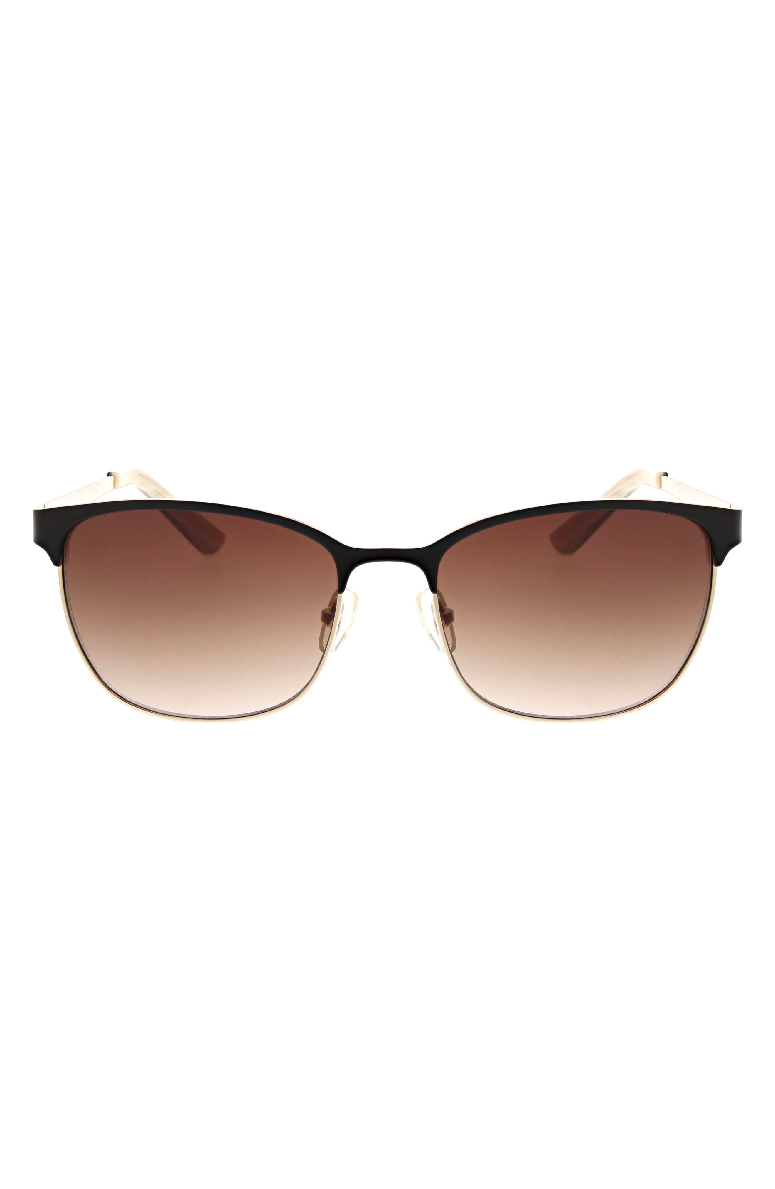 O by Oscar de la Renta 56mm Double Sunglasses