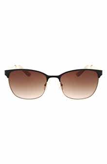 O by Oscar de la Renta 56mm Double Sunglasses