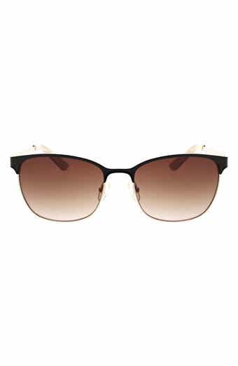 O by Oscar de la Renta 56mm Double Sunglasses