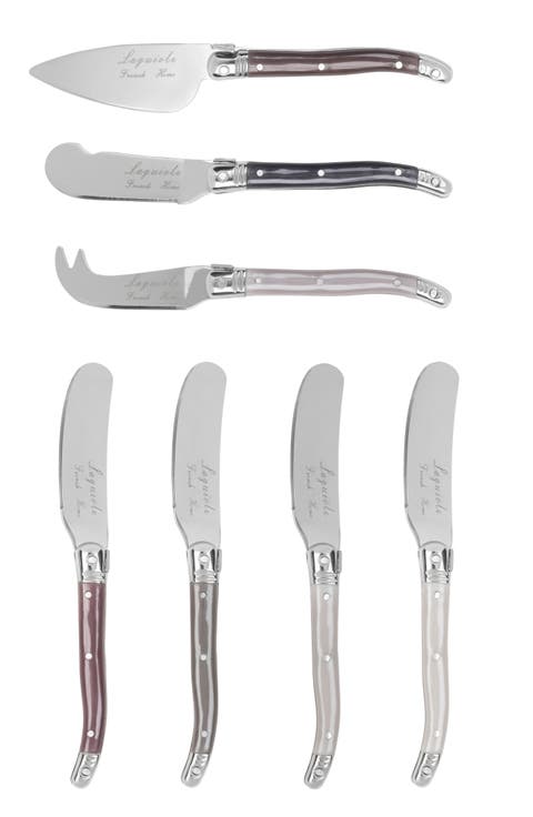 7-Piece Laguiole Cheese Knives Set