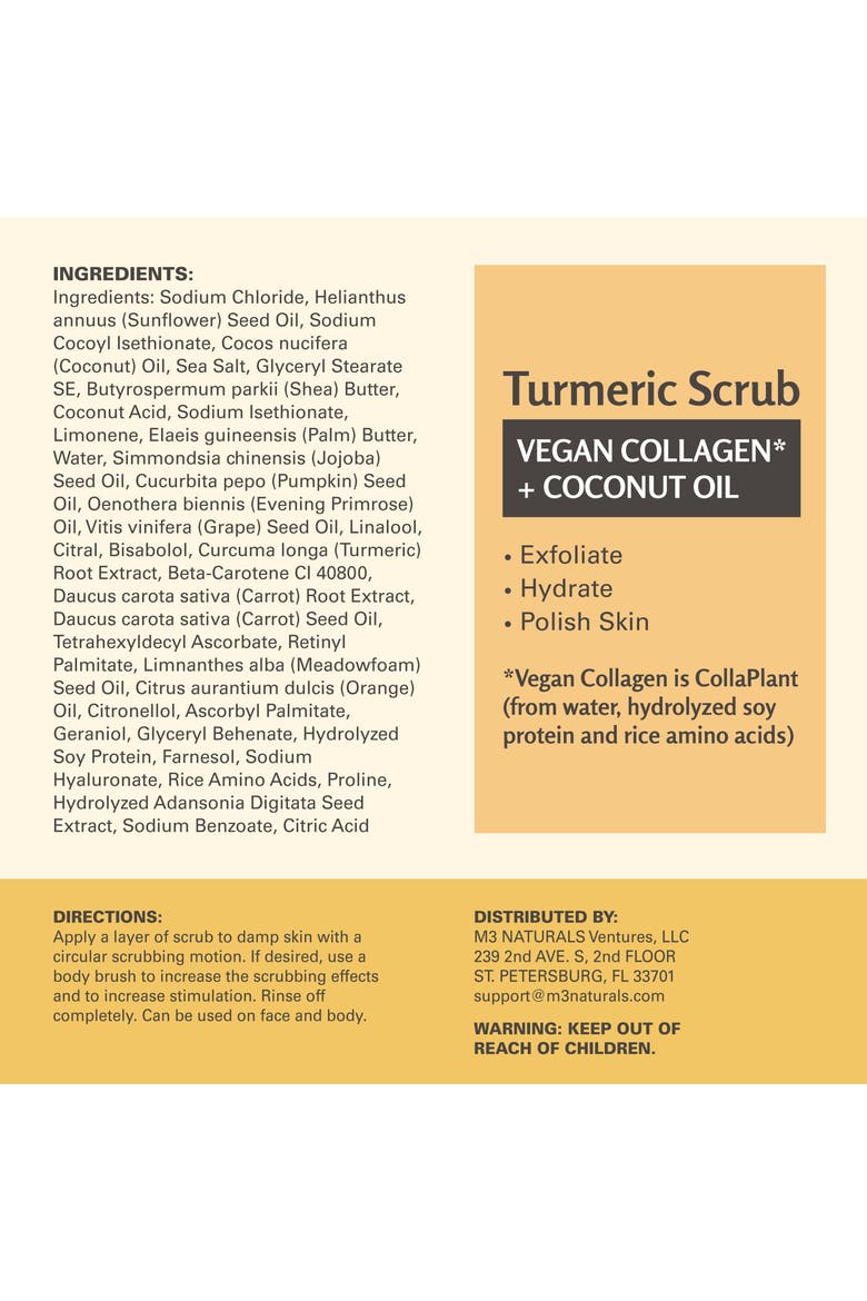 Turmeric Scrub, 16oz, Alternate, color, None