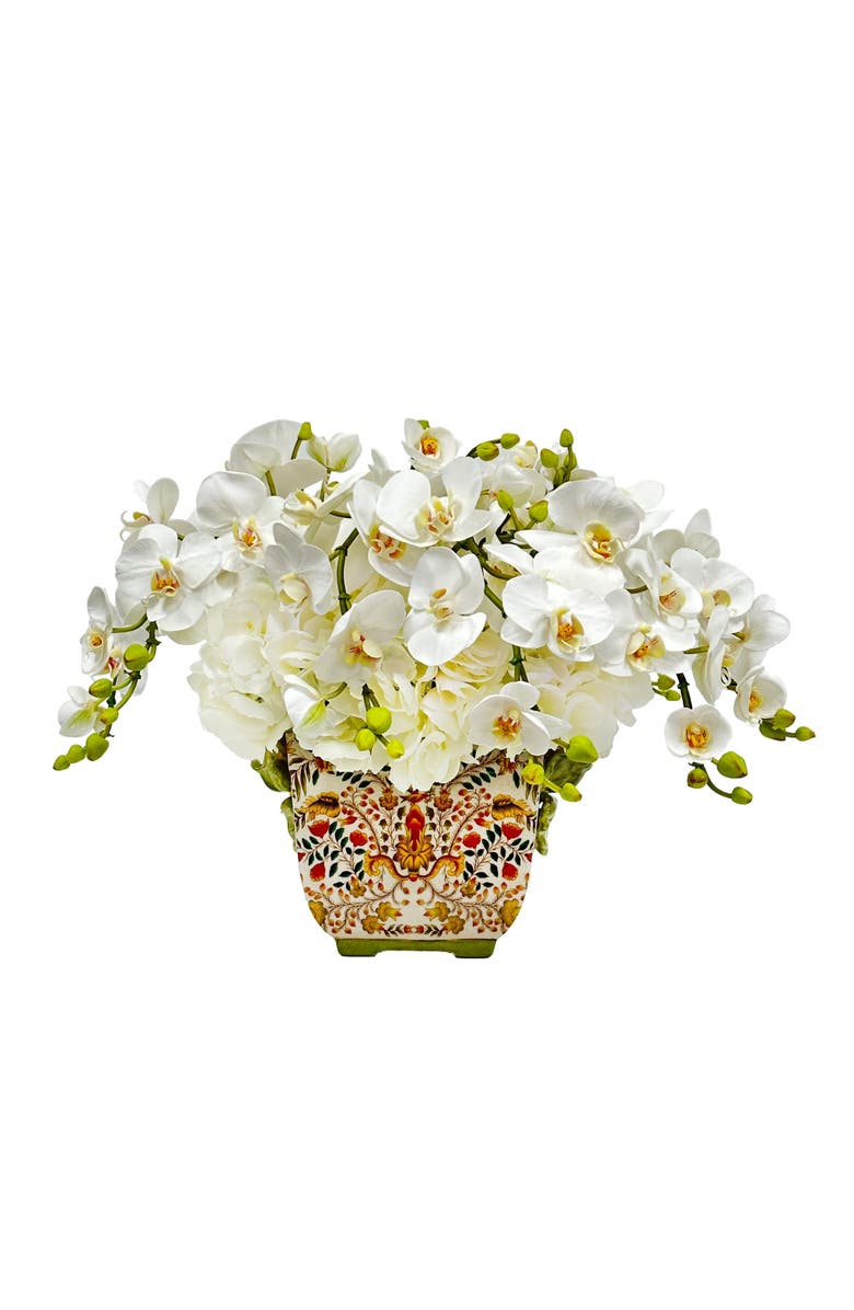 Winward Home Hydrangea Orchid In Vase, Main, color, 