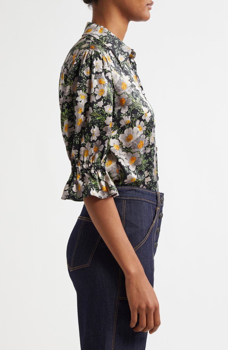Cinq à Sept Fiona Cosmo Flowers Shirt, Alternate, color,
