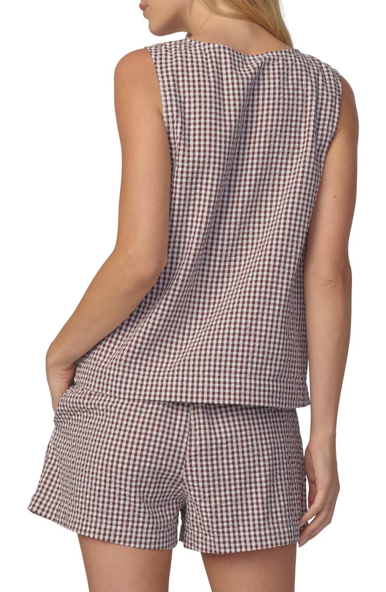 Joe's The Ana Sleeveless Top, Alternate, color, Macchiato Gingham