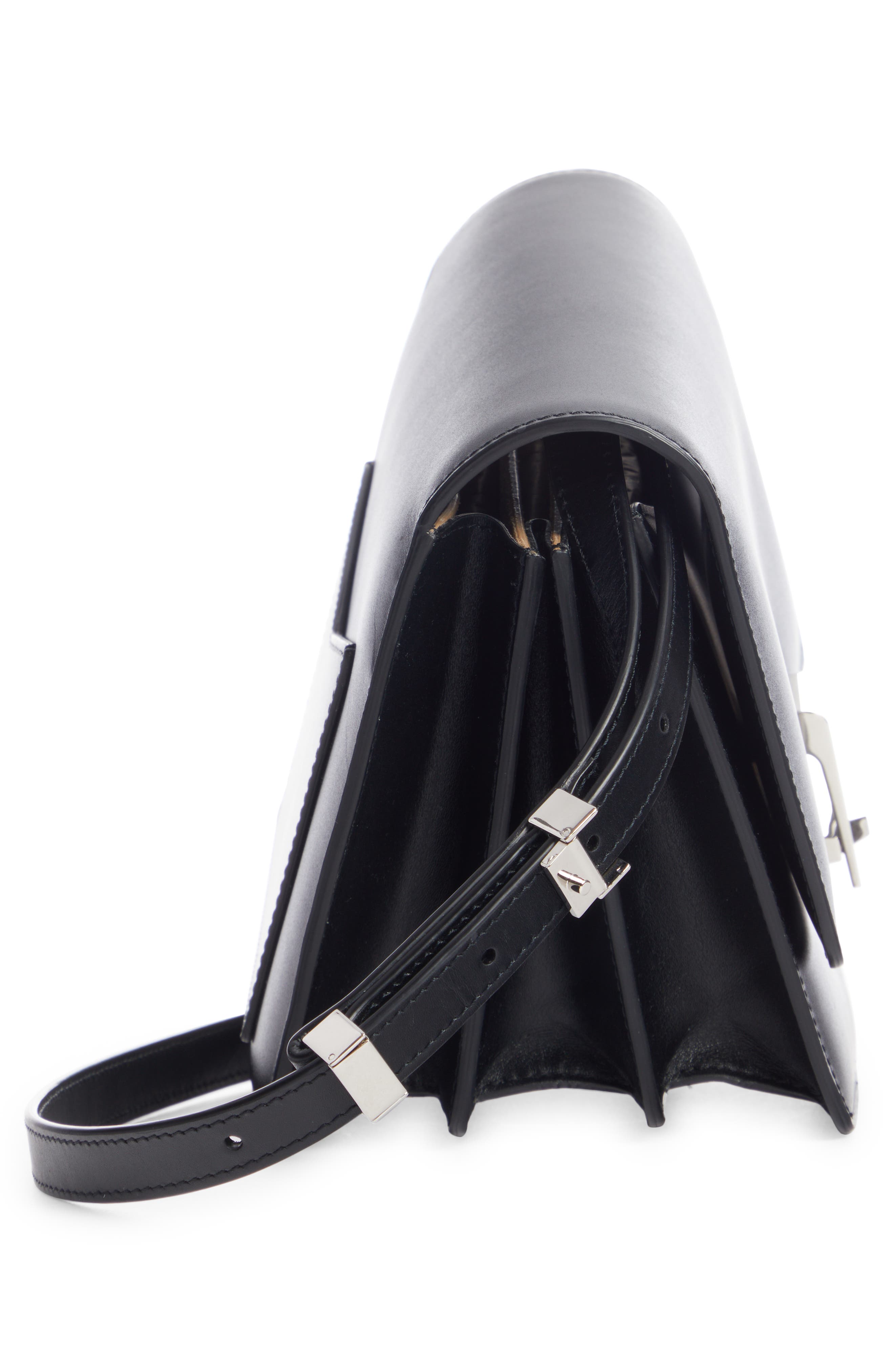 Alaïa Le Papa Leather Crossbody Bag, Alternate, color, 