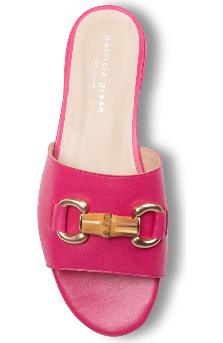 patricia green Charlie Slide Sandal, Alternate, color, Hot Pink Leather