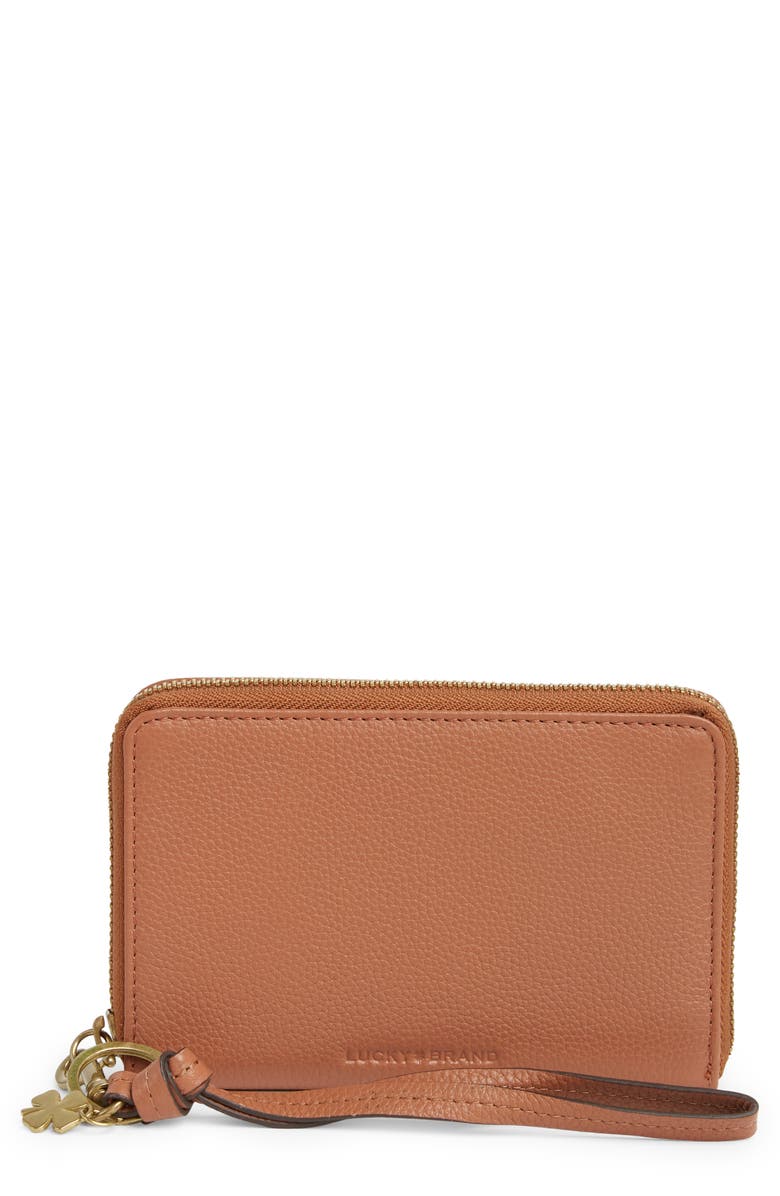Lucky Brand Colt Leather Wallet, Main, color, 