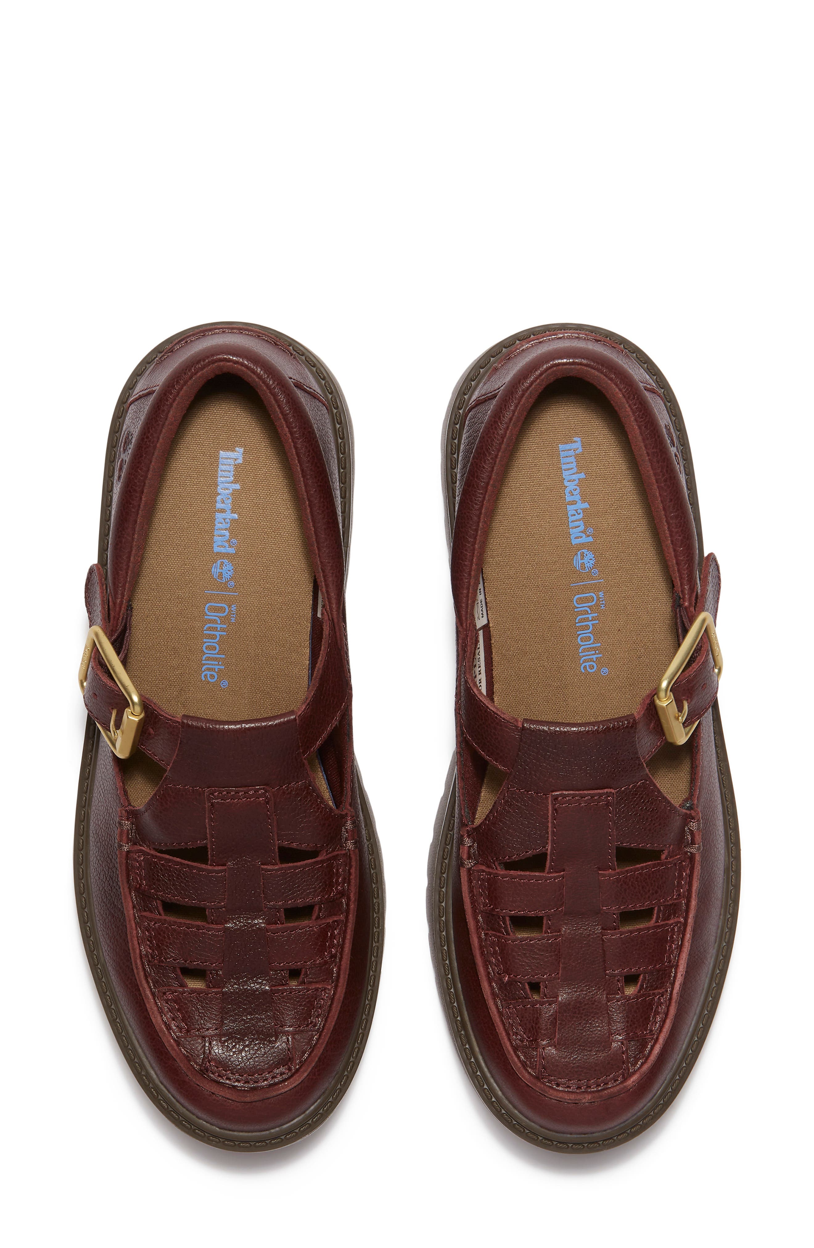 Stone Street Platform Buckle Loafer, Alternate, color, BURGUNDY FULL GRAIN