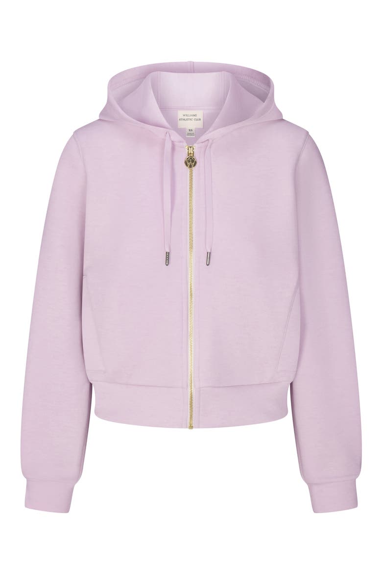 Molly Lightweight Performance Full Zip Hoodie, Alternate, color, PETAL PINK
