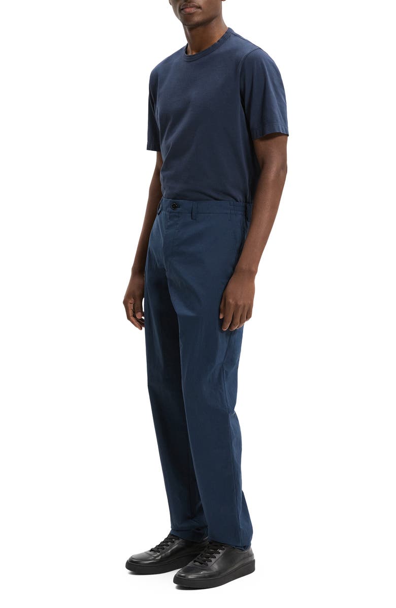 Theory Standard Slim Fit Straight Leg Pants, Alternate, color, Nocturne Navy