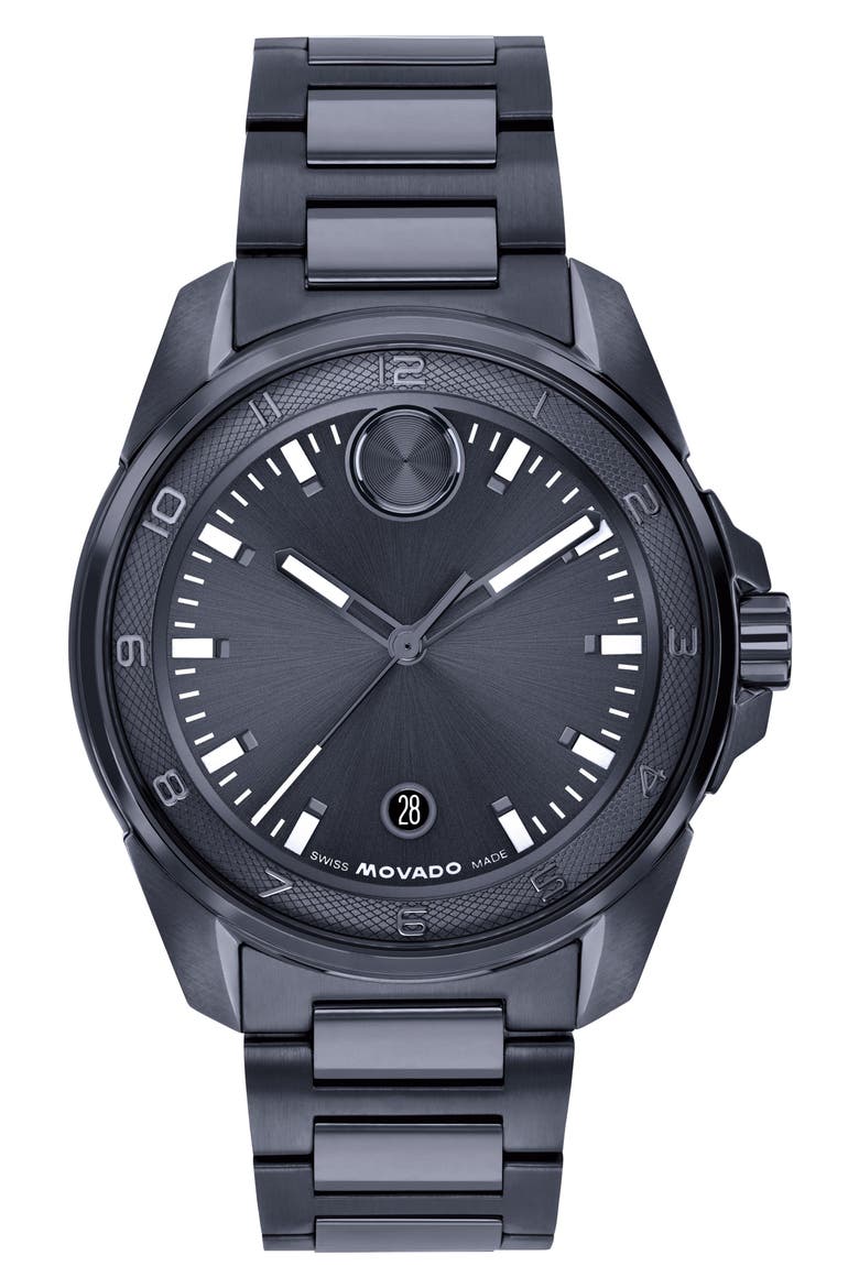 Bold Verso Bracelet Watch, Main, color, BLUE