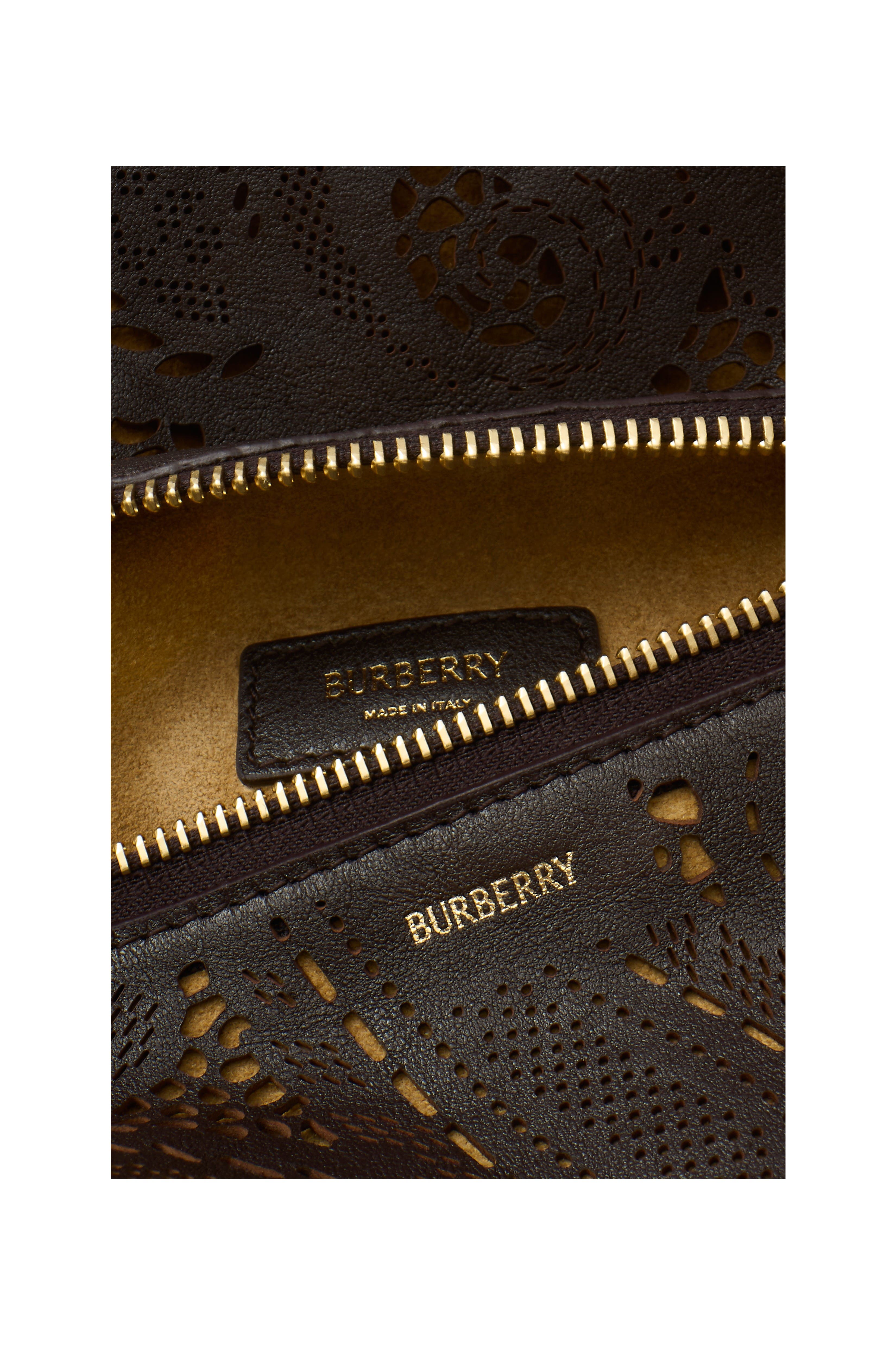 Burberry Large Bridle Tote, Alternate, color, Peat Brown