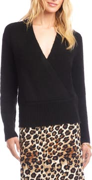 Karen Kane Surplice V-Neck Sweater