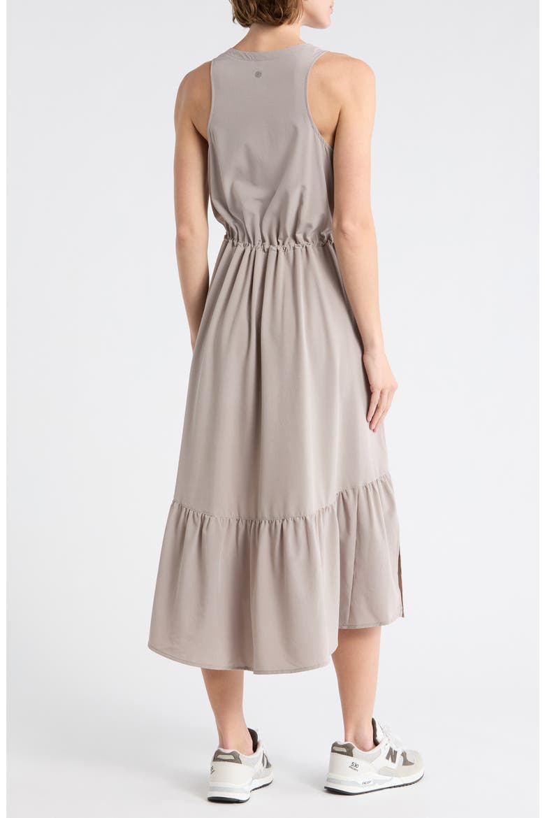 Pursuit Tiered Midi Dress, Alternate, color, GREY EARL
