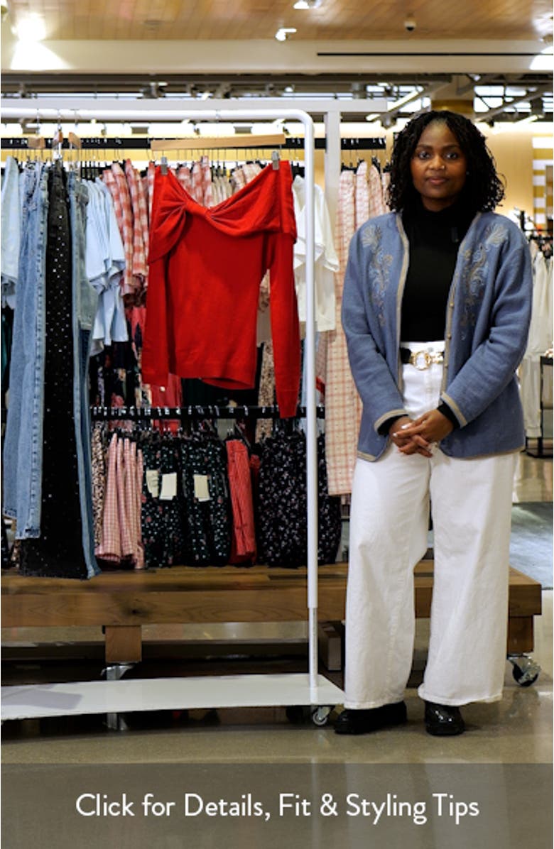 Amaryllis Off the Shoulder Sweater, sales video thumbnail