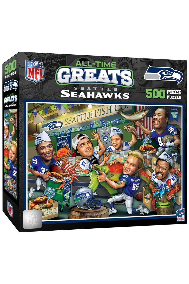 Seattle Seahawks 500 Piece Puzzle, Main, color, Multicolor