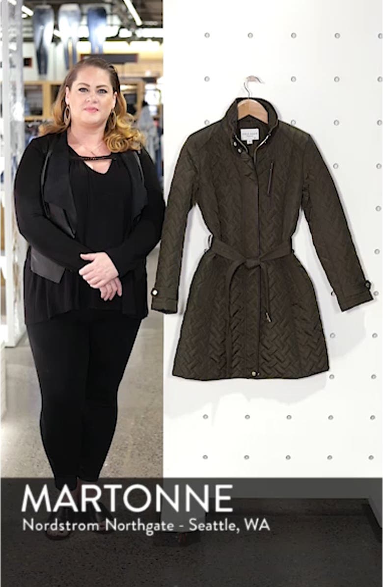 Belted Quilted Coat, sales video thumbnail