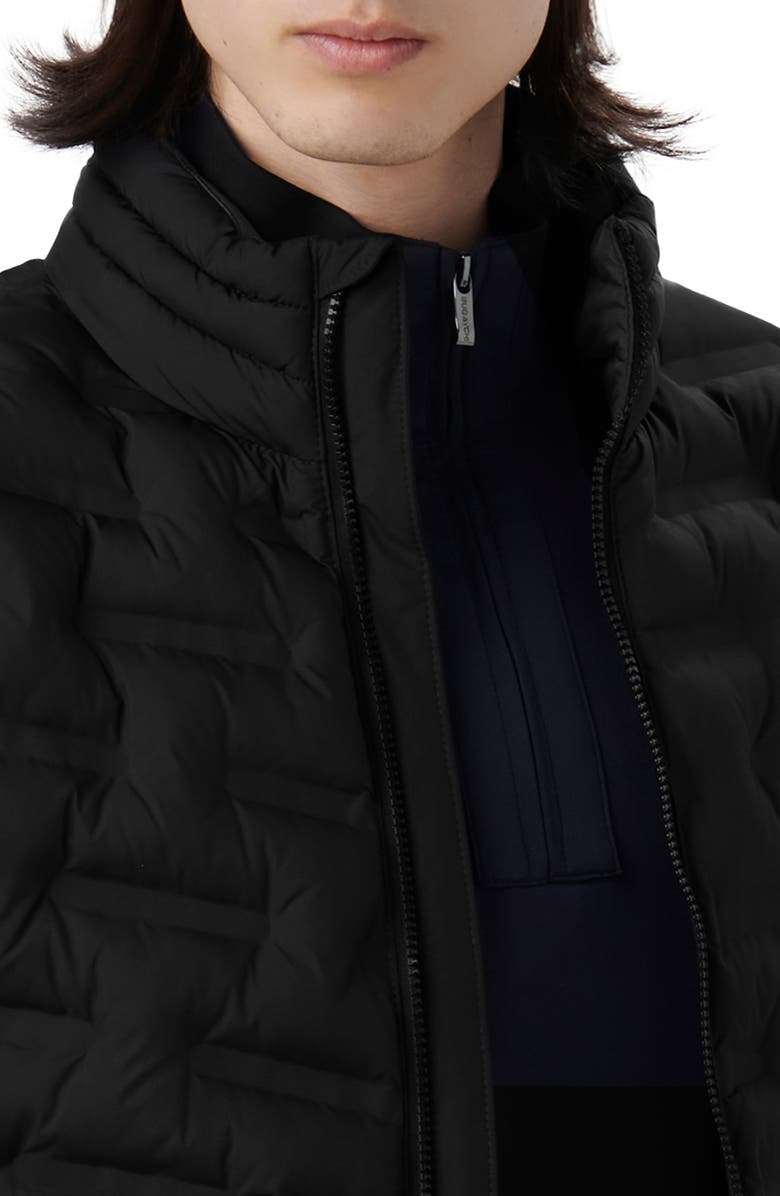 Bugatchi Quilted Bomber Jacket, Alternate, color,