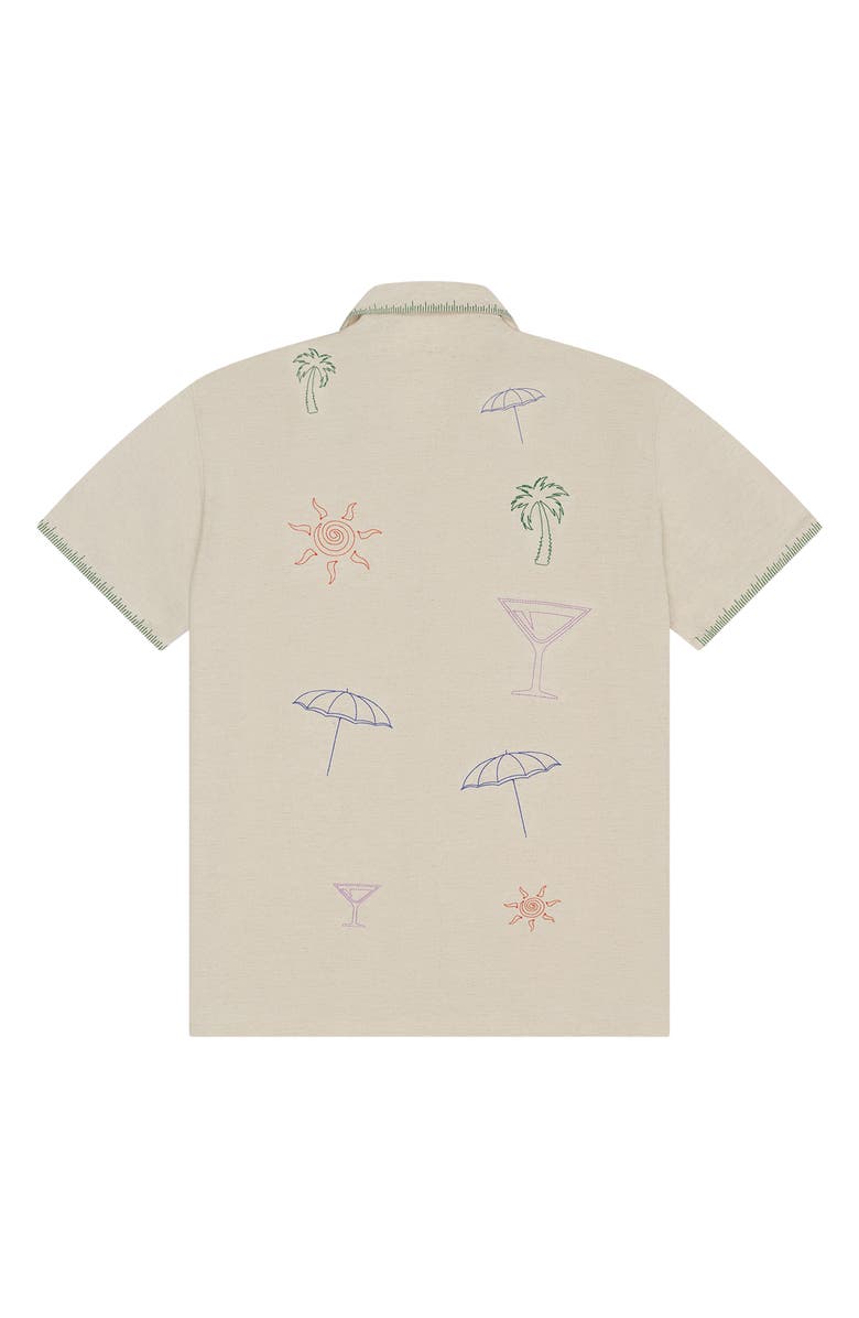 MAVRANS Palms Camp Shirt, Alternate, color,