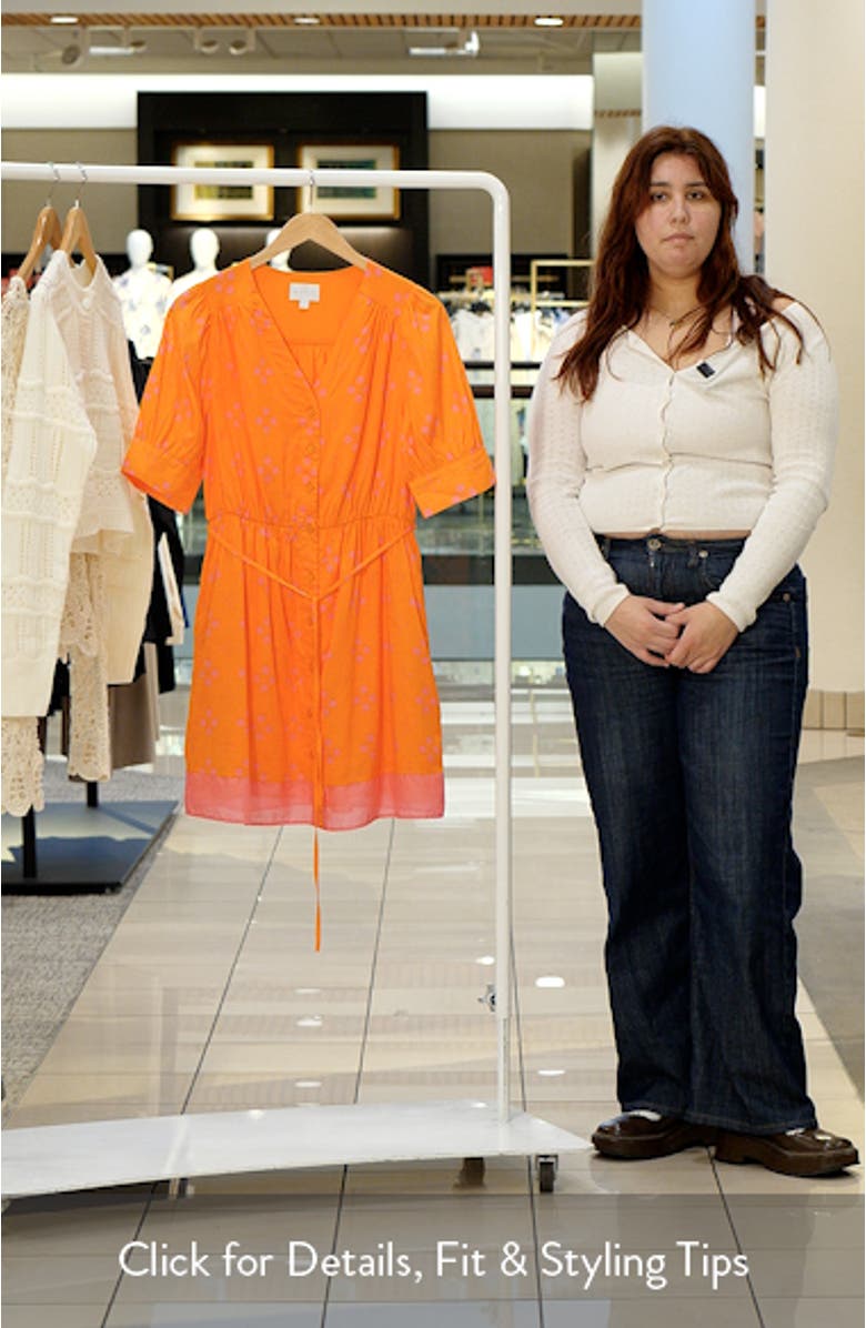 Donna Dot Elanie Button Midi Dress, sales video thumbnail