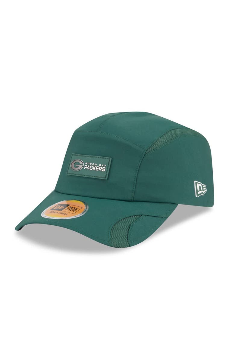 Men's New Era Green Green Bay Packers 2025 Sideline  Runner Adjustable Hat, Main, color, Green