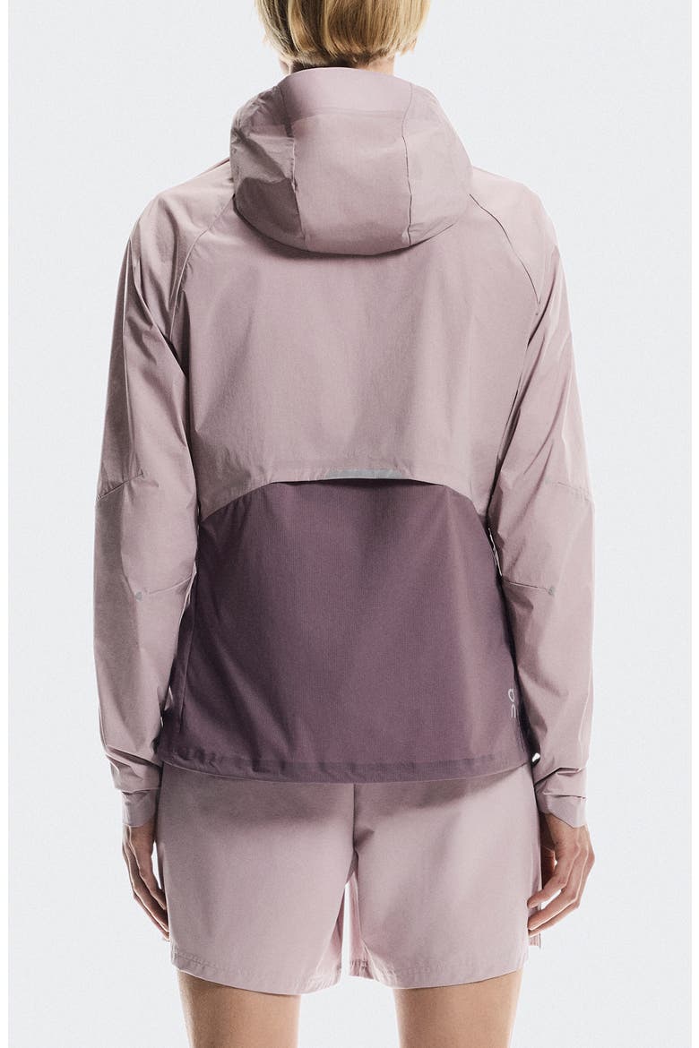 Core Hooded Packable Running Jacket, Alternate, color, HERON/ GOBI