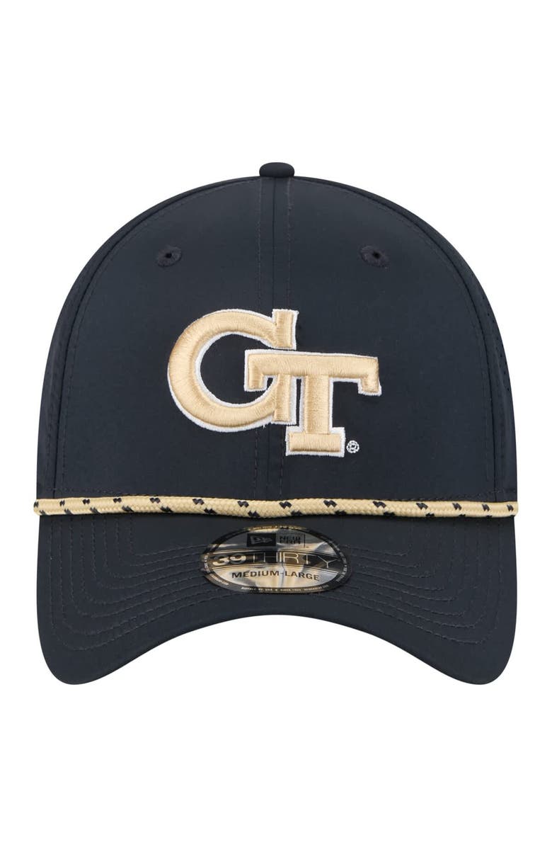 New Era Men's New Era  Navy Georgia Tech Yellow Jackets Rope 39THIRTY Flex Hat, Alternate, color, Navy