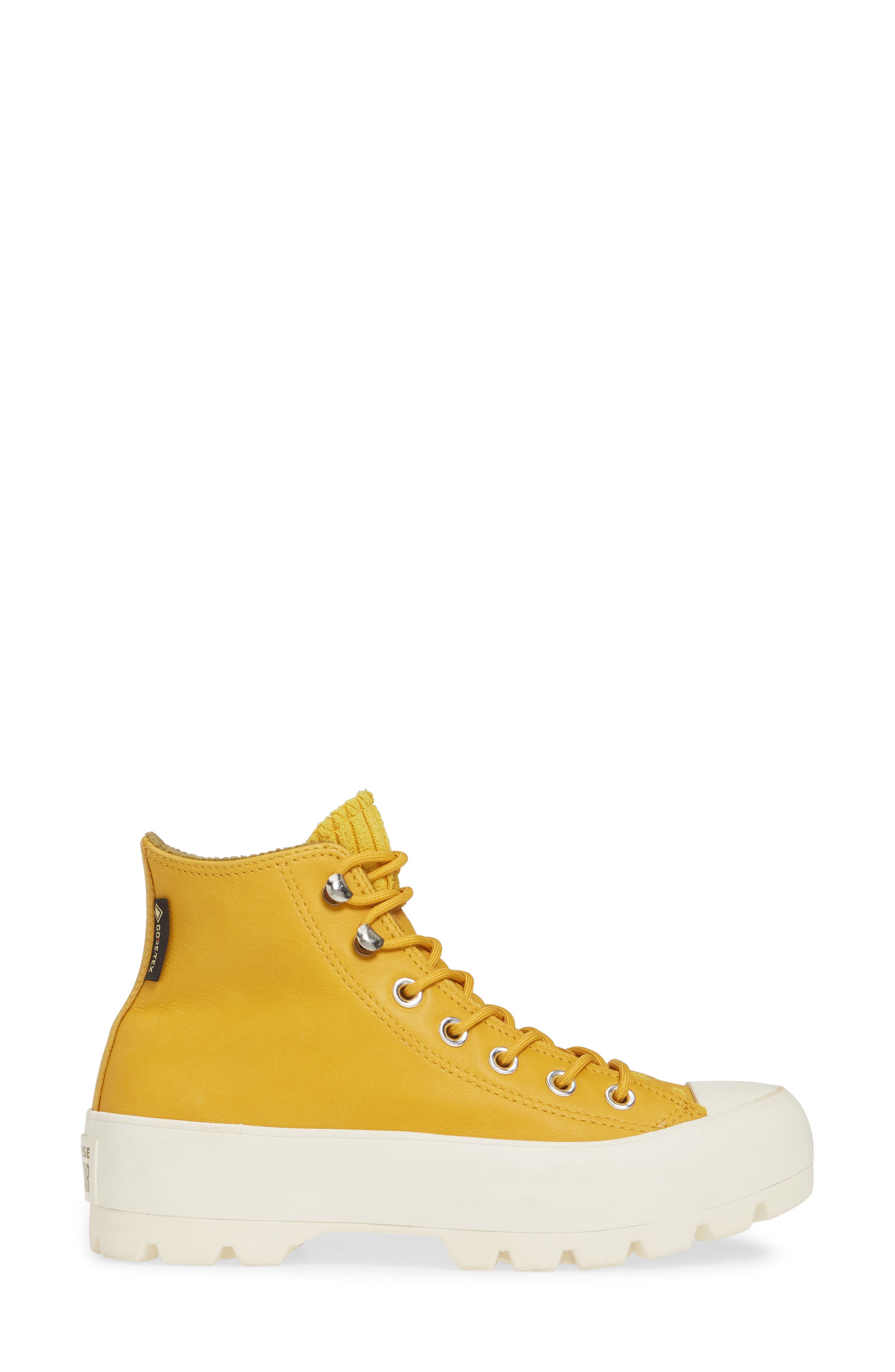 Chuck Taylor® All Star® Gore-Tex® Waterproof Lugged High Top Sneaker, Alternate, color, GOLD DART/ OLIVE FLAK/ EGRET